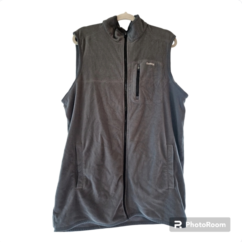 Chaps Men's Large Tall Zipper Vest